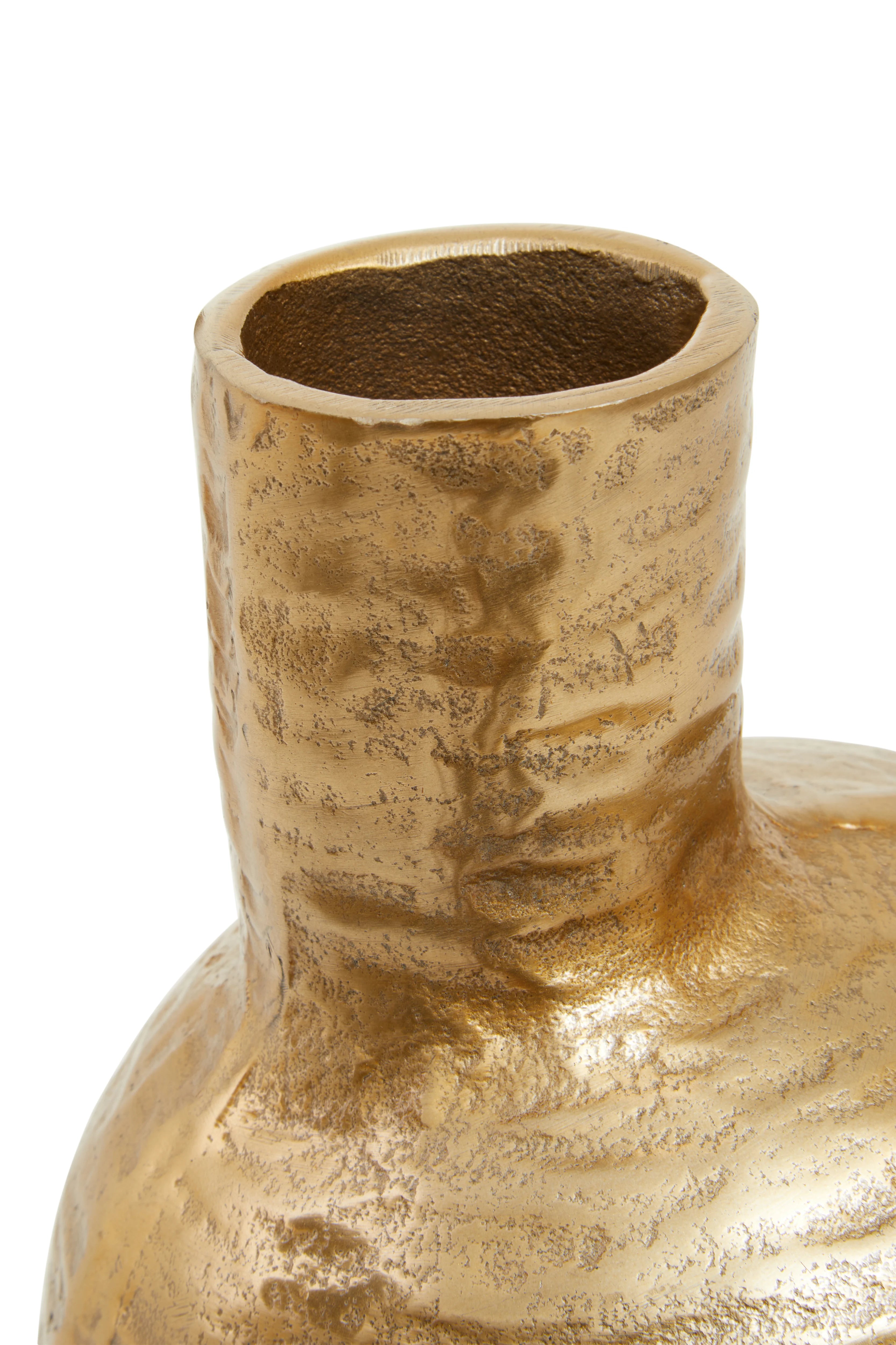 Alto Abstract Gold Vase | Small